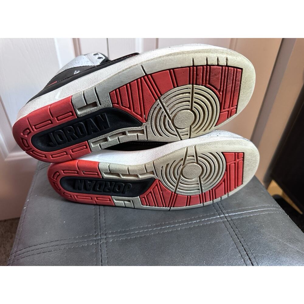 Kids Jordan 2 Retro Shoes Sz 4.5Y Infrared 23 Black Red 2014 385475-023 Sneakers - Picture 12 of 12